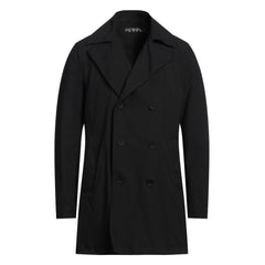 People Of Shibuya Black Recycled Polyester Men Trench -   -  People Of Shibuya.
