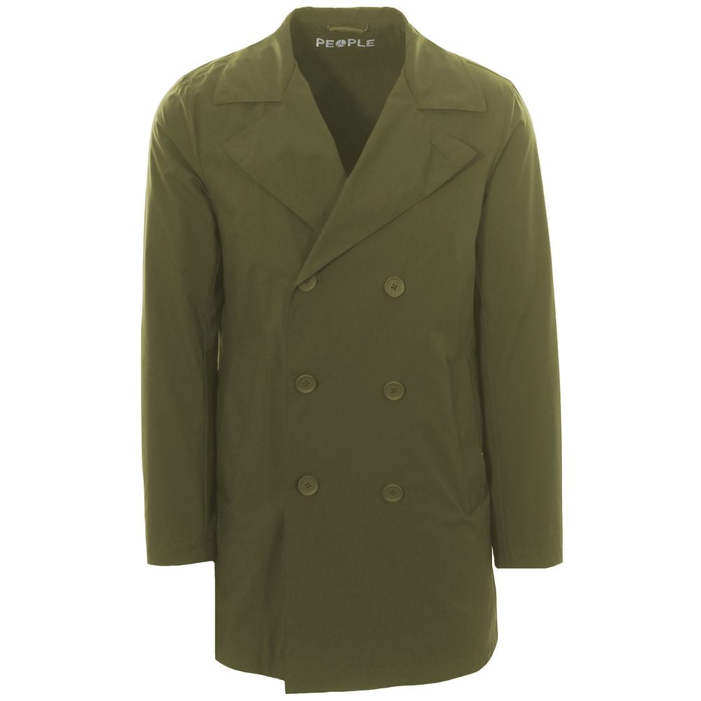 People Of Shibuya Green Recycled Polyester Men Jacket -   -  People Of Shibuya.
