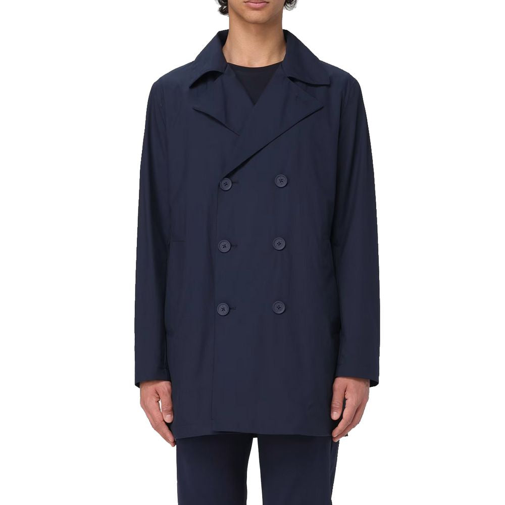 People Of Shibuya Blue Recycled Polyester Men Jacket -   -  People Of Shibuya.