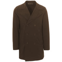 People Of Shibuya Brown Recycled Polyester Men Jacket -   -  People Of Shibuya.