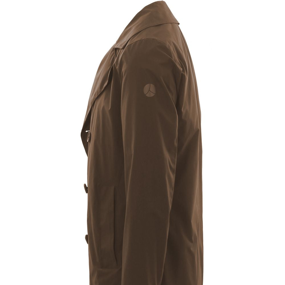 People Of Shibuya Brown Recycled Polyester Men Jacket -   -  People Of Shibuya.