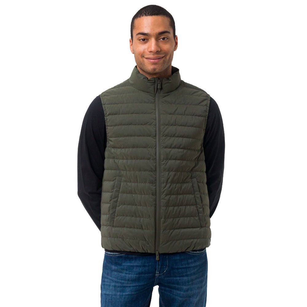 People Of Shibuya Green Polyester Vest -   -  People Of Shibuya.