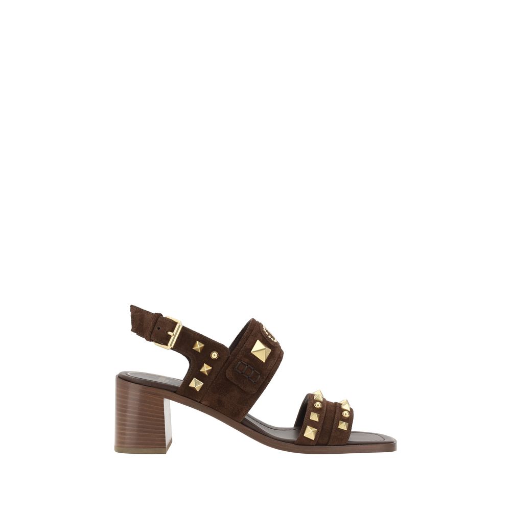 Valentino Garavani Suede Sandals -   -  Valentino Garavani.