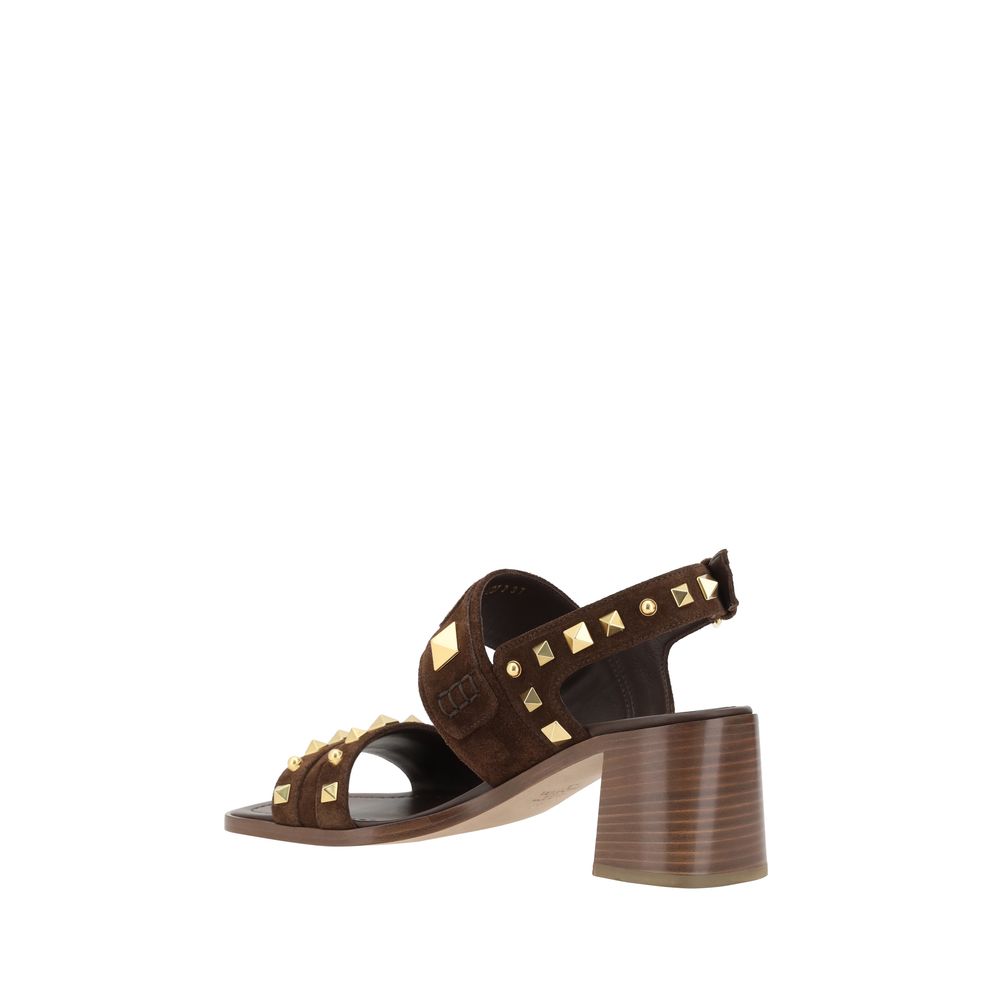 Valentino Garavani Suede Sandals -   -  Valentino Garavani.