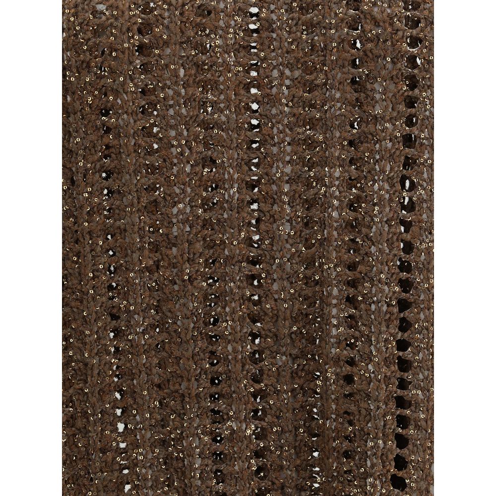 Brunello Cucinelli Sweater in perforated knit -   -  Brunello Cucinelli.