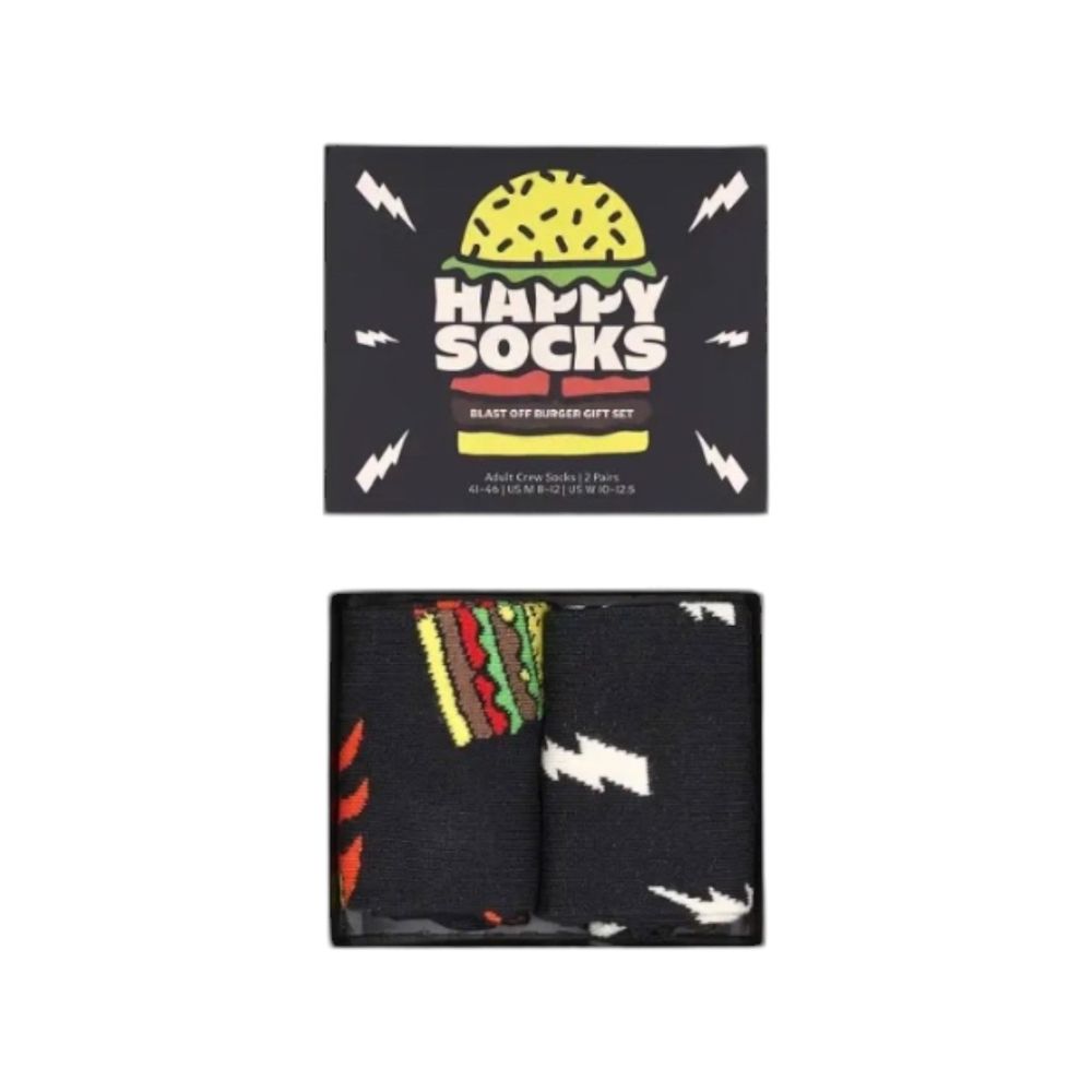 Happy Socks Black Cotton Sock -   -  Happy Socks.