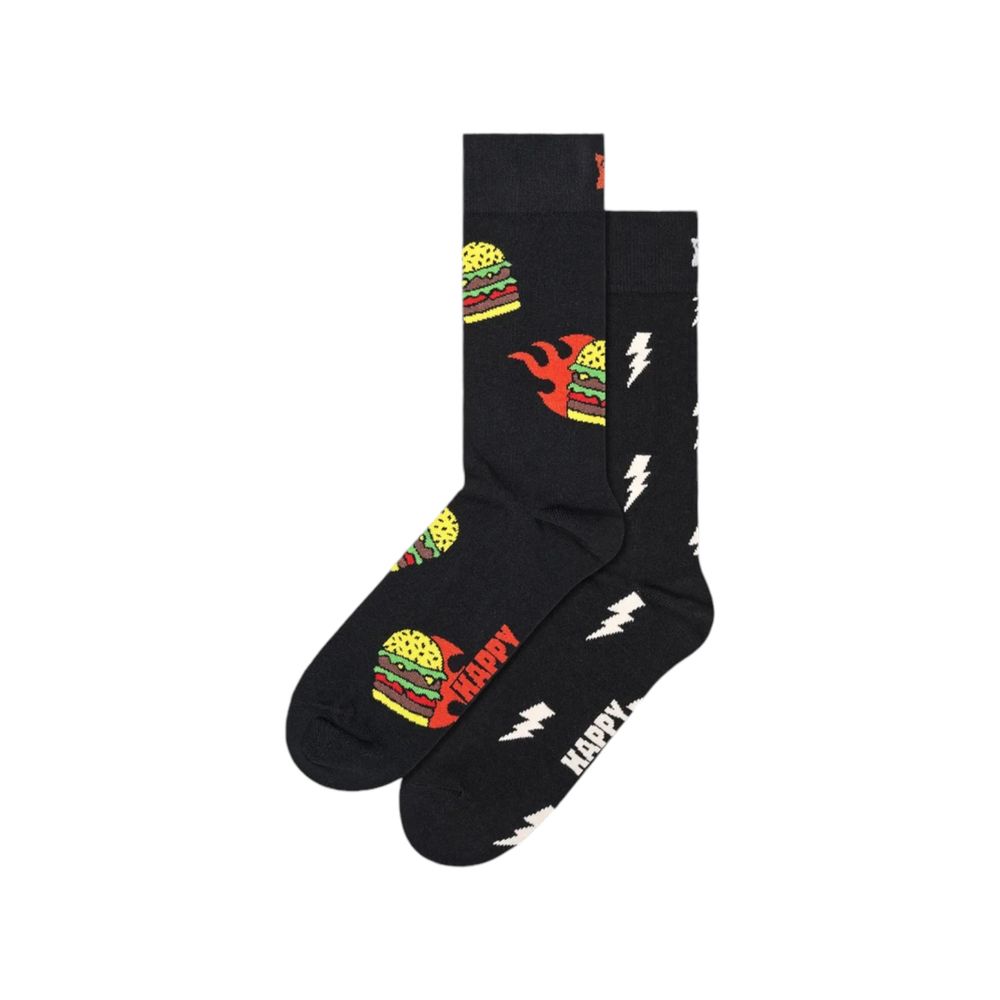 Happy Socks Black Cotton Sock -   -  Happy Socks.