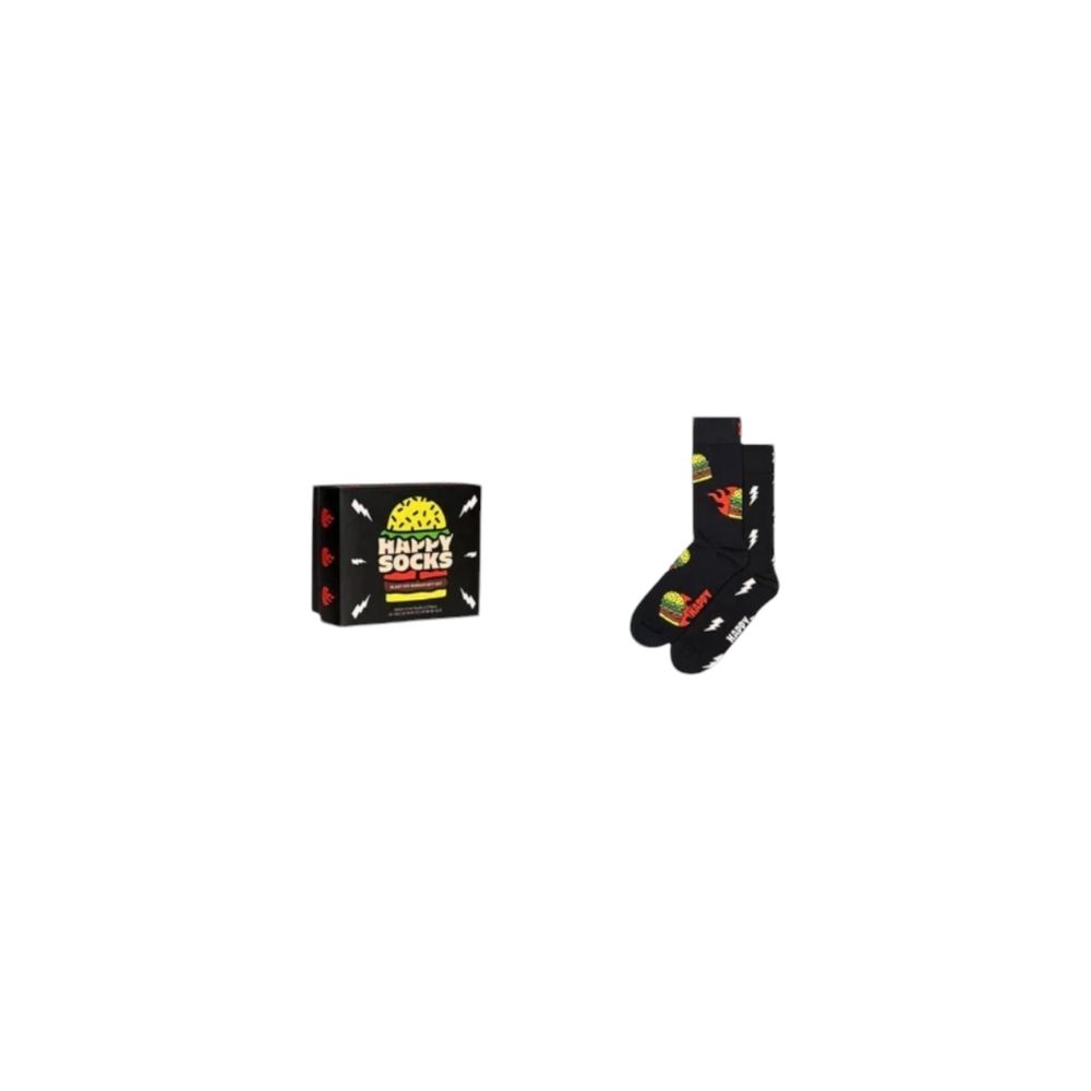 Happy Socks Black Cotton Sock -   -  Happy Socks.