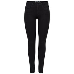 Only Black Cotton Skinny Jean -   -  Only.