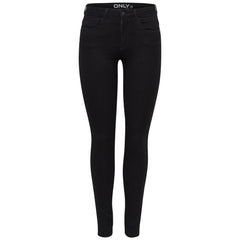 Only Black Cotton Skinny Jean -   -  Only.