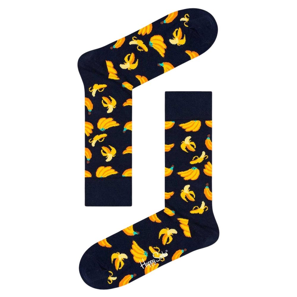 Happy Socks Black Cotton Sock -   -  Happy Socks.