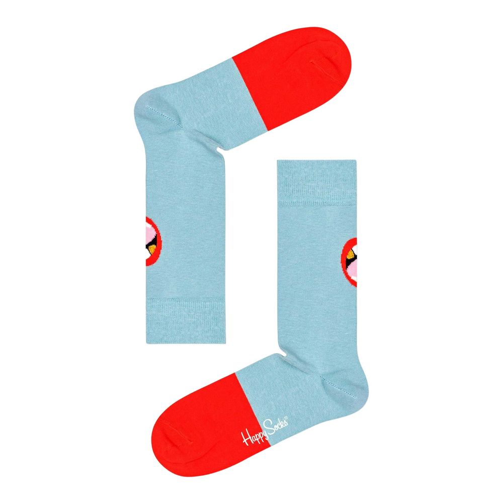 Happy Socks Blue Cotton Sock -   -  Happy Socks.