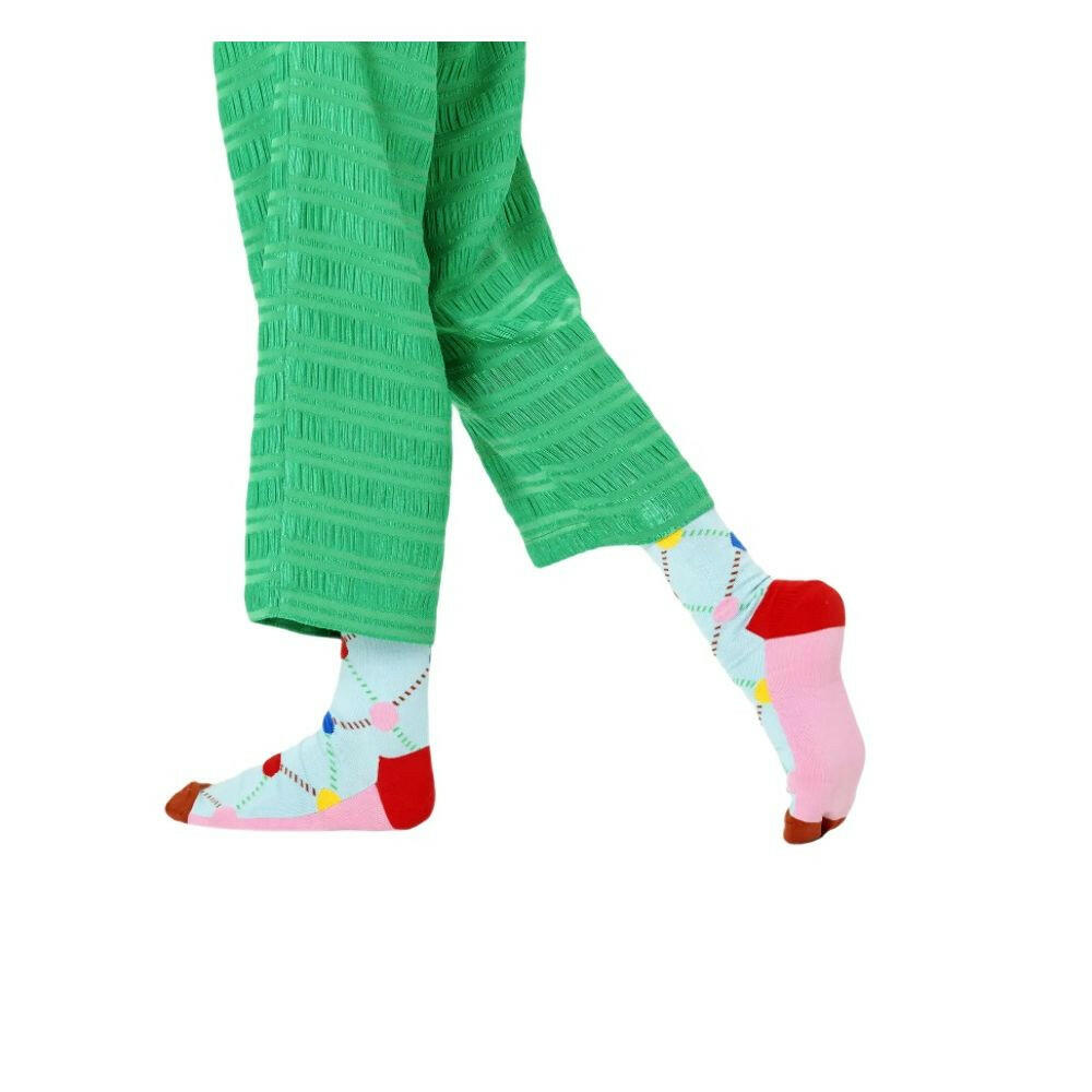 Happy Socks Blue Cotton Sock -   -  Happy Socks.