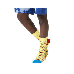 Happy Socks Yellow Cotton Sock -   -  Happy Socks.