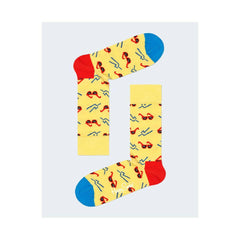 Happy Socks Yellow Cotton Sock -   -  Happy Socks.
