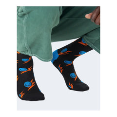 Happy Socks Black Cotton Sock -   -  Happy Socks.