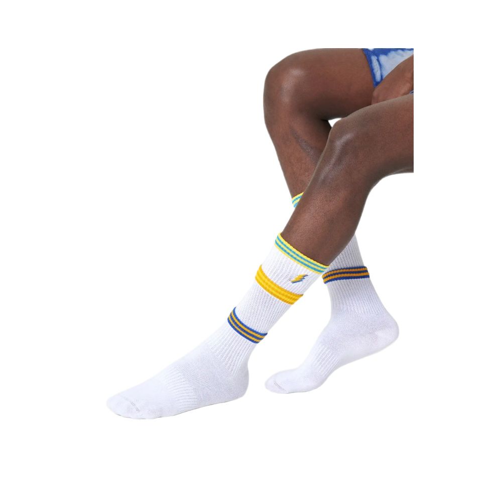 Happy Socks White Cotton Sock -   -  Happy Socks.