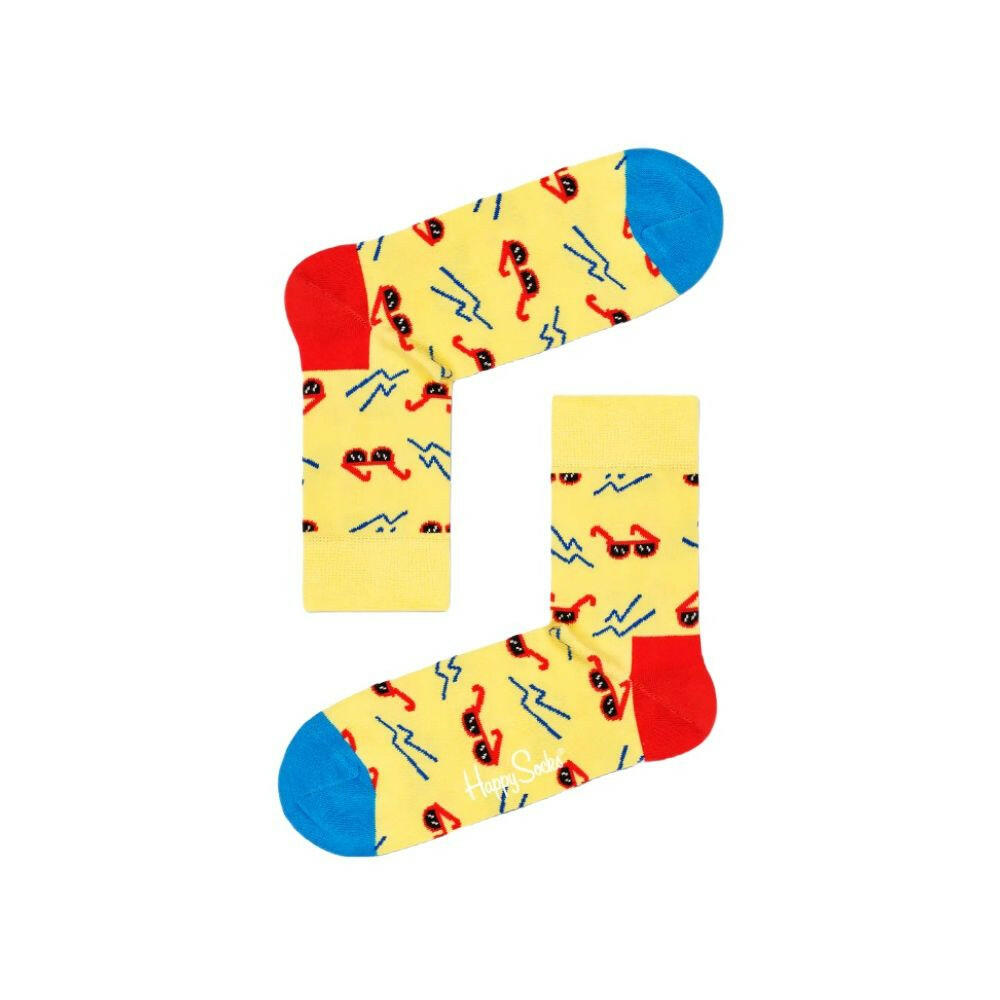 Happy Socks Yellow Cotton Sock -   -  Happy Socks.