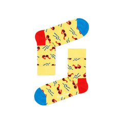 Happy Socks Yellow Cotton Sock -   -  Happy Socks.