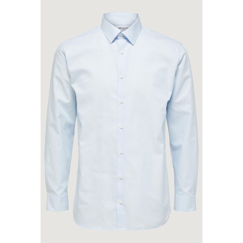 Selected Blue Cotton Shirt -   -  Selected.