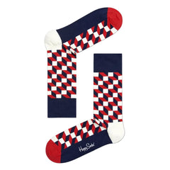 Happy Socks Blue Cotton Sock -   -  Happy Socks.