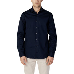 Calvin Klein Blue Cotton Shirt -   -  Calvin Klein.
