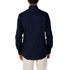 Calvin Klein Blue Cotton Shirt -   -  Calvin Klein.