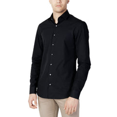 Calvin Klein Black Cotton Shirt -   -  Calvin Klein.