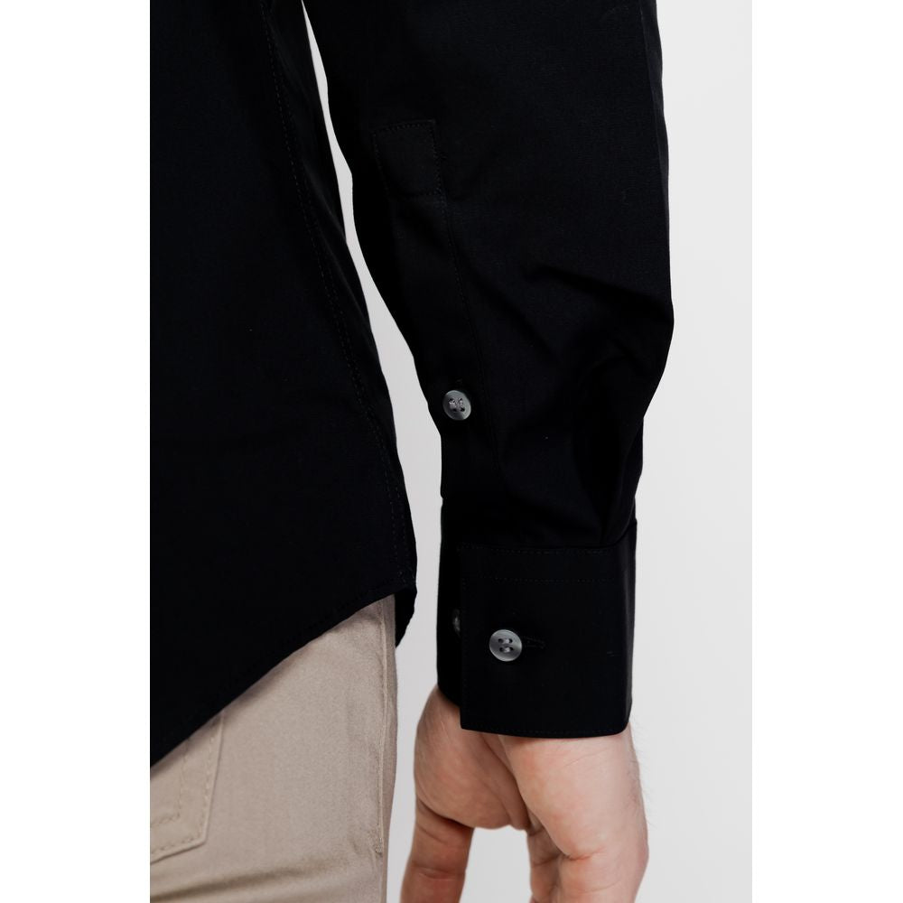 Calvin Klein Black Cotton Shirt -   -  Calvin Klein.