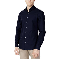 Calvin Klein Blue Cotton Shirt -   -  Calvin Klein.