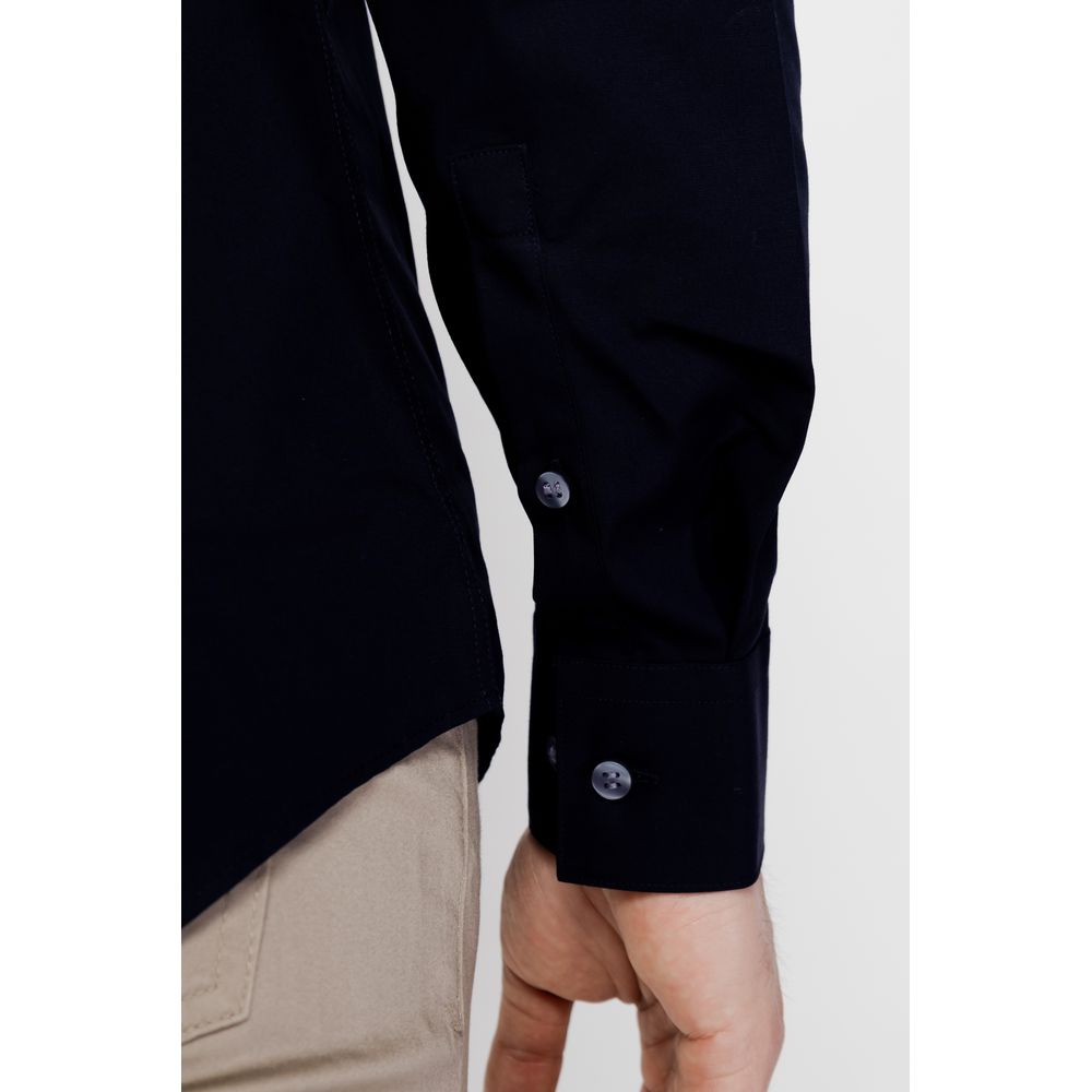 Calvin Klein Blue Cotton Shirt -   -  Calvin Klein.