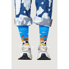 Happy Socks Blue Cotton Sock -   -  Happy Socks.