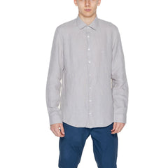 Calvin Klein Beige Linen Shirt -   -  Calvin Klein.