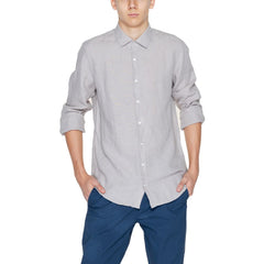 Calvin Klein Beige Linen Shirt -   -  Calvin Klein.