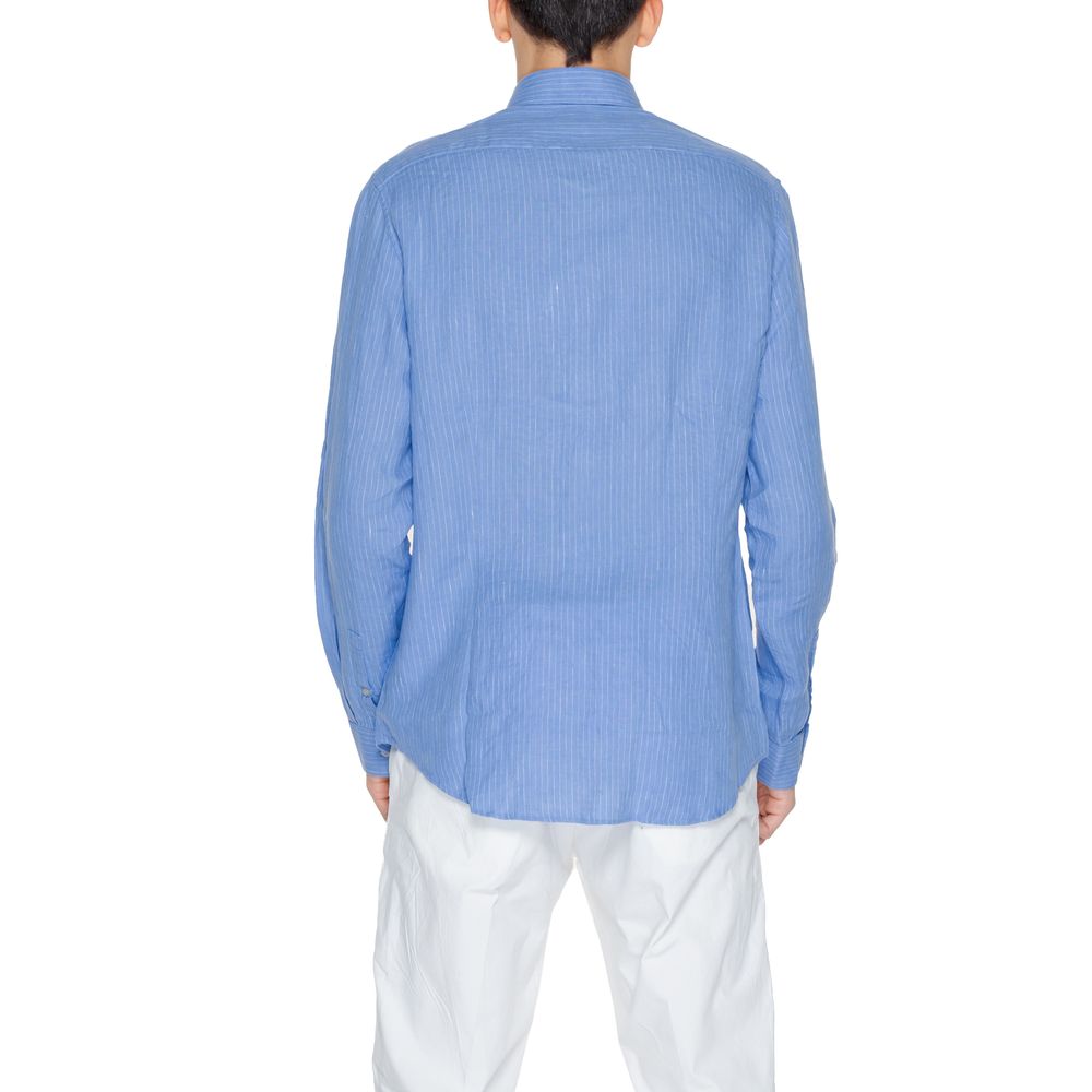 Calvin Klein Blue Linen Shirt -   -  Calvin Klein.