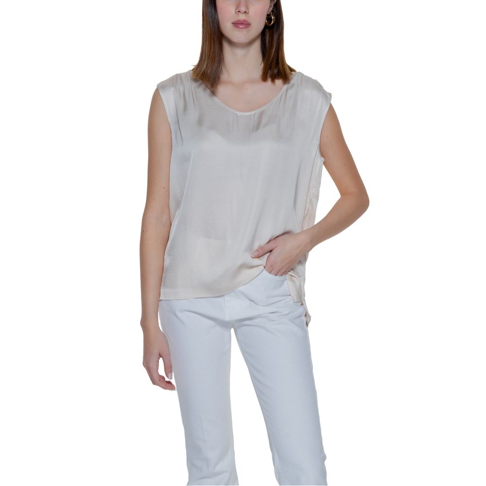 Street One Cream Viscose Blouse -   -  Street One.