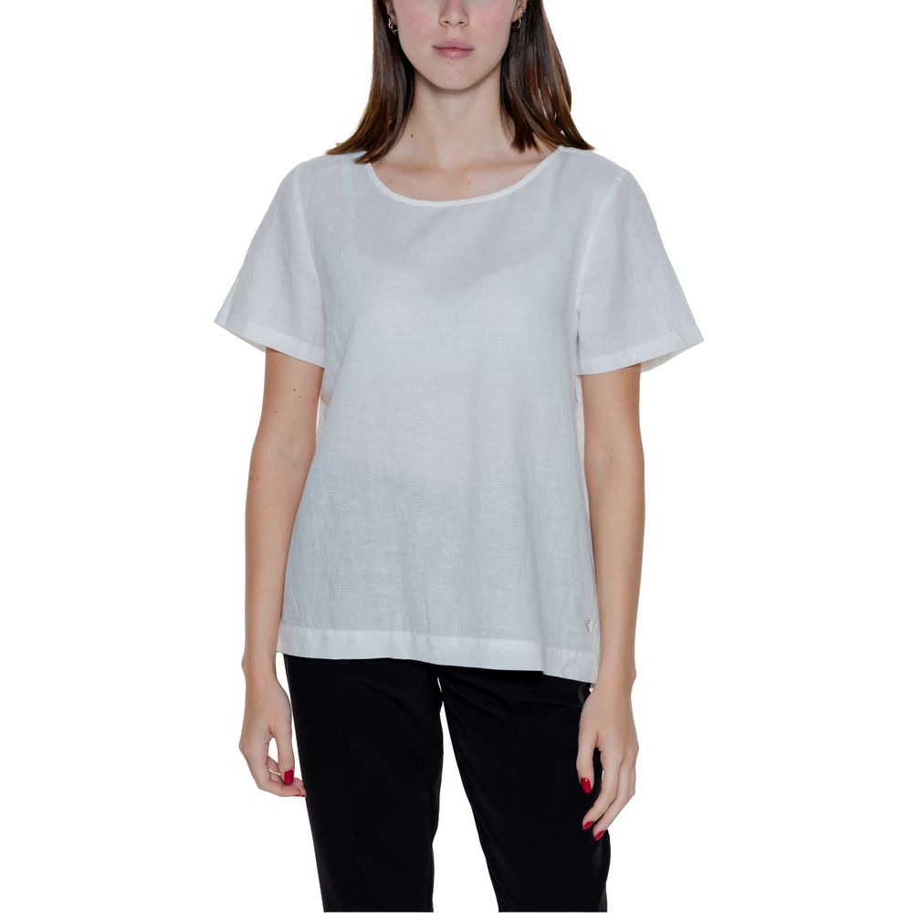 Street One White Linen Blouse -   -  Street One.