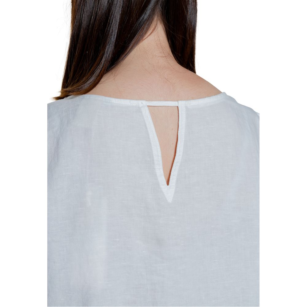 Street One White Linen Blouse -   -  Street One.