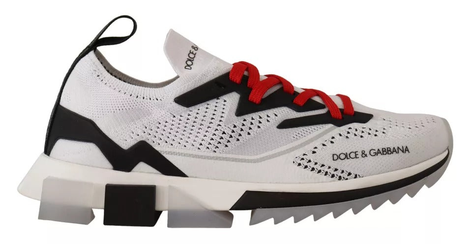 Dolce & Gabbana White SORRENTO Sport Stretch Men Shoes Sneakers -   -  Dolce & Gabbana.