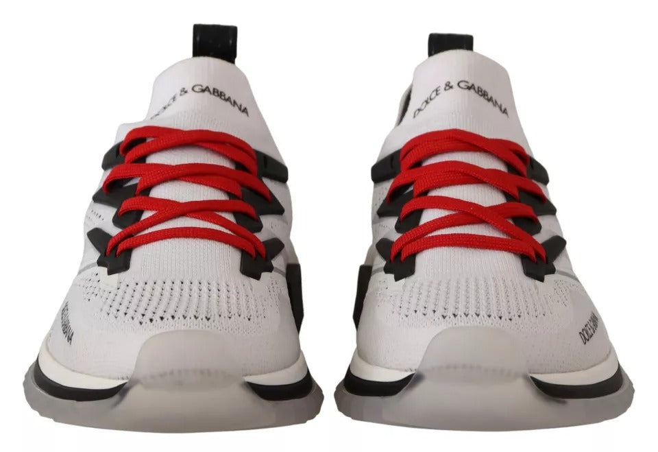 Dolce & Gabbana White SORRENTO Sport Stretch Men Shoes Sneakers -   -  Dolce & Gabbana.