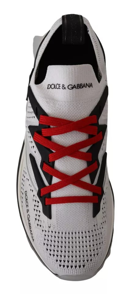 Dolce & Gabbana White SORRENTO Sport Stretch Men Shoes Sneakers -   -  Dolce & Gabbana.