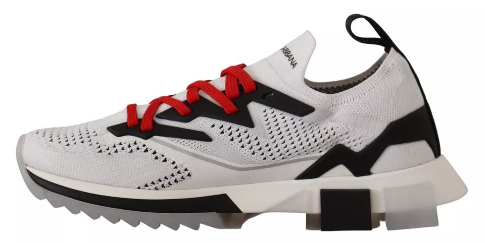 Dolce & Gabbana White SORRENTO Sport Stretch Men Shoes Sneakers -   -  Dolce & Gabbana.