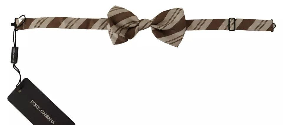 Dolce & Gabbana Multicolor Patterned Adjustable Neck Bow Tie Men -   -  Dolce & Gabbana.