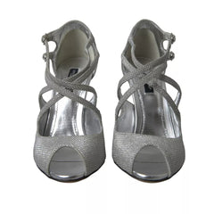 Dolce & Gabbana Silver Shimmers Sandals Heel Pumps Shoes -   -  Dolce & Gabbana.