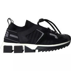 Dolce & Gabbana Black White Logo Sorrento Mens Sneakers Shoes -   -  Dolce & Gabbana.