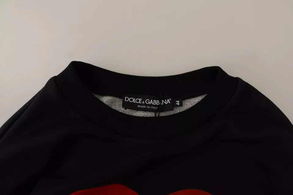 Dolce & Gabbana Black Cupid Print Hoodie Sweatshirt Sweater -   -  Dolce & Gabbana.