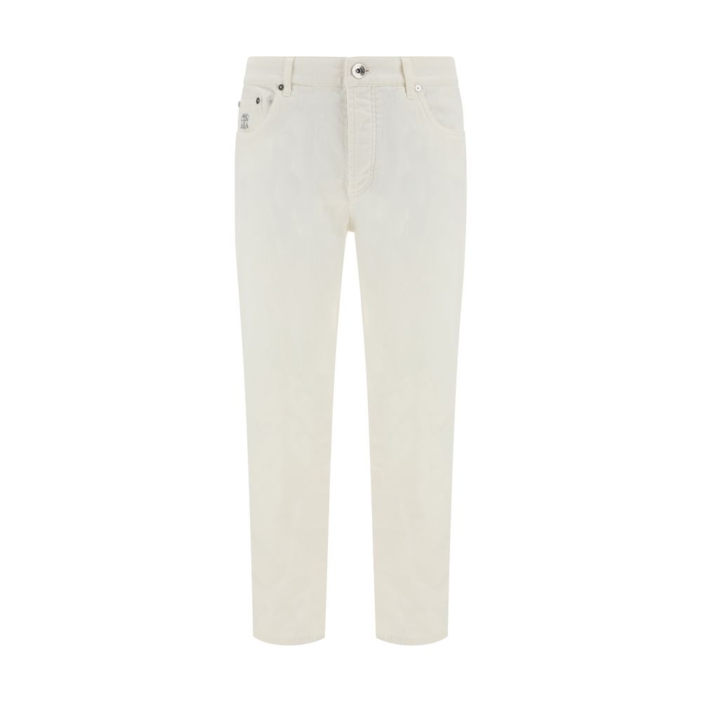 Brunello Cucinelli Jeans with turn-up hem -   -  Brunello Cucinelli.