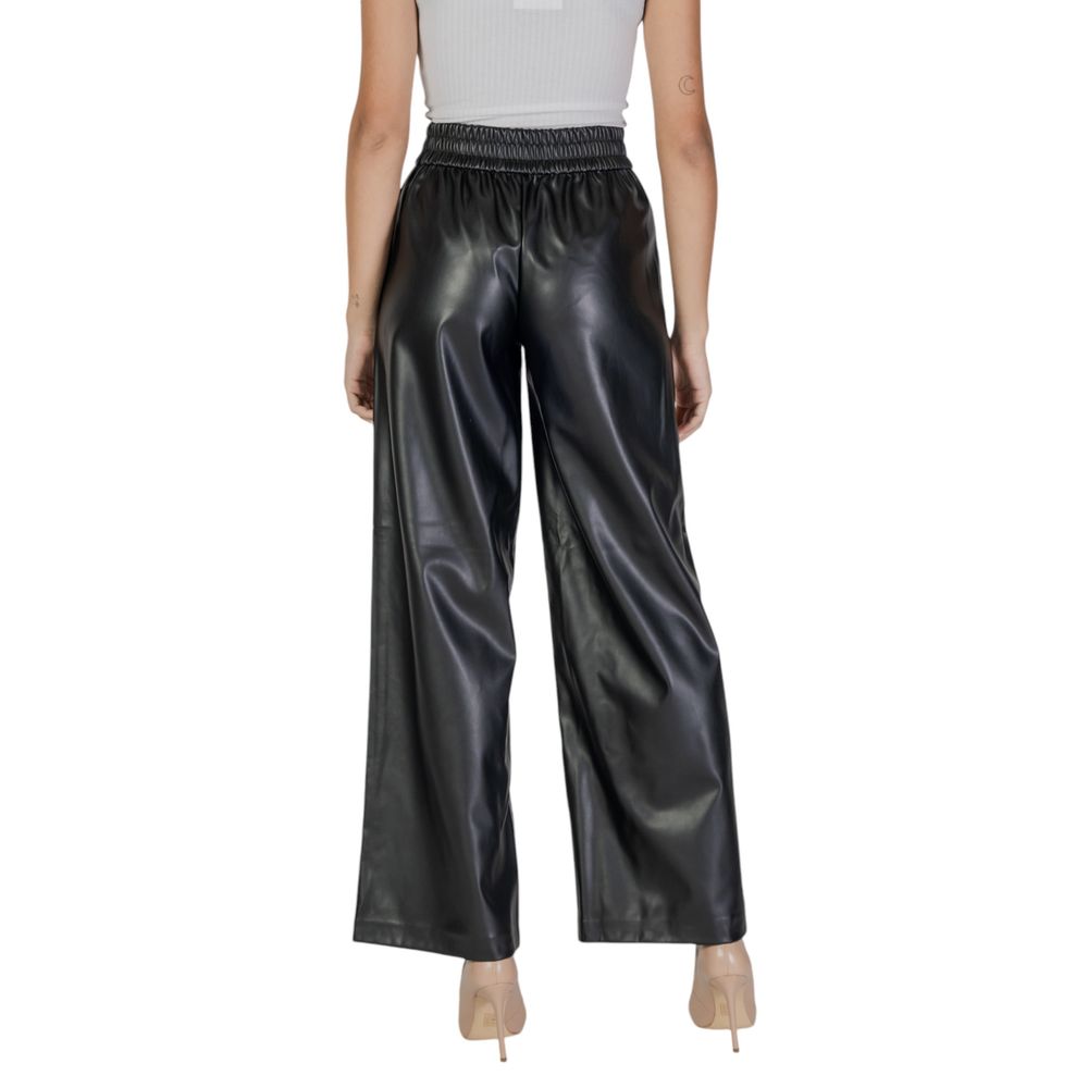 Only Black Polyester Pant -   -  Only.