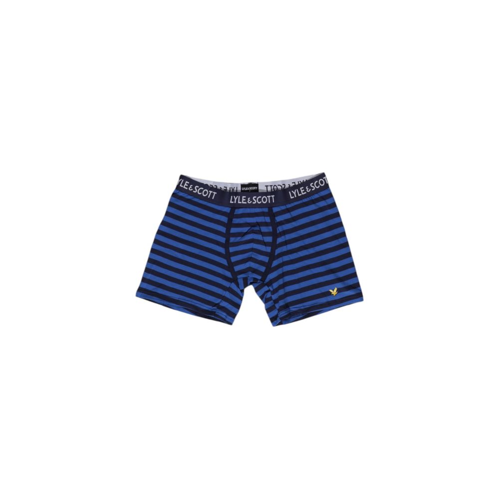 Lyle & Scott Blue Cotton Boxer -   -  Lyle & Scott.