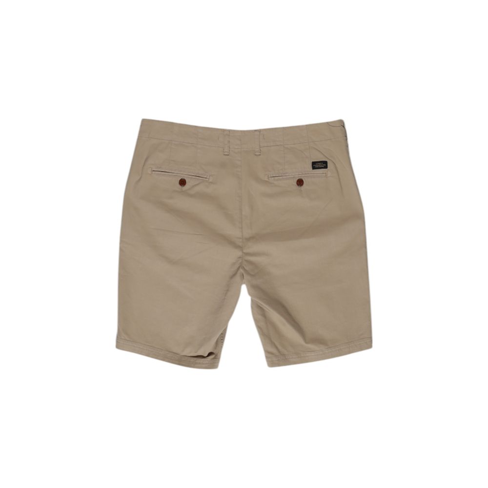 Superdry Beige Cotton Bermuda -   -  Superdry.